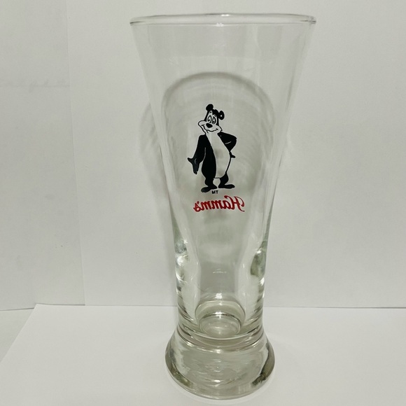 Vintage Hamm's Beer Bear Logo Pilsner
Glass Cup 7" Tall Rare Collectible - Picture 2 of 4